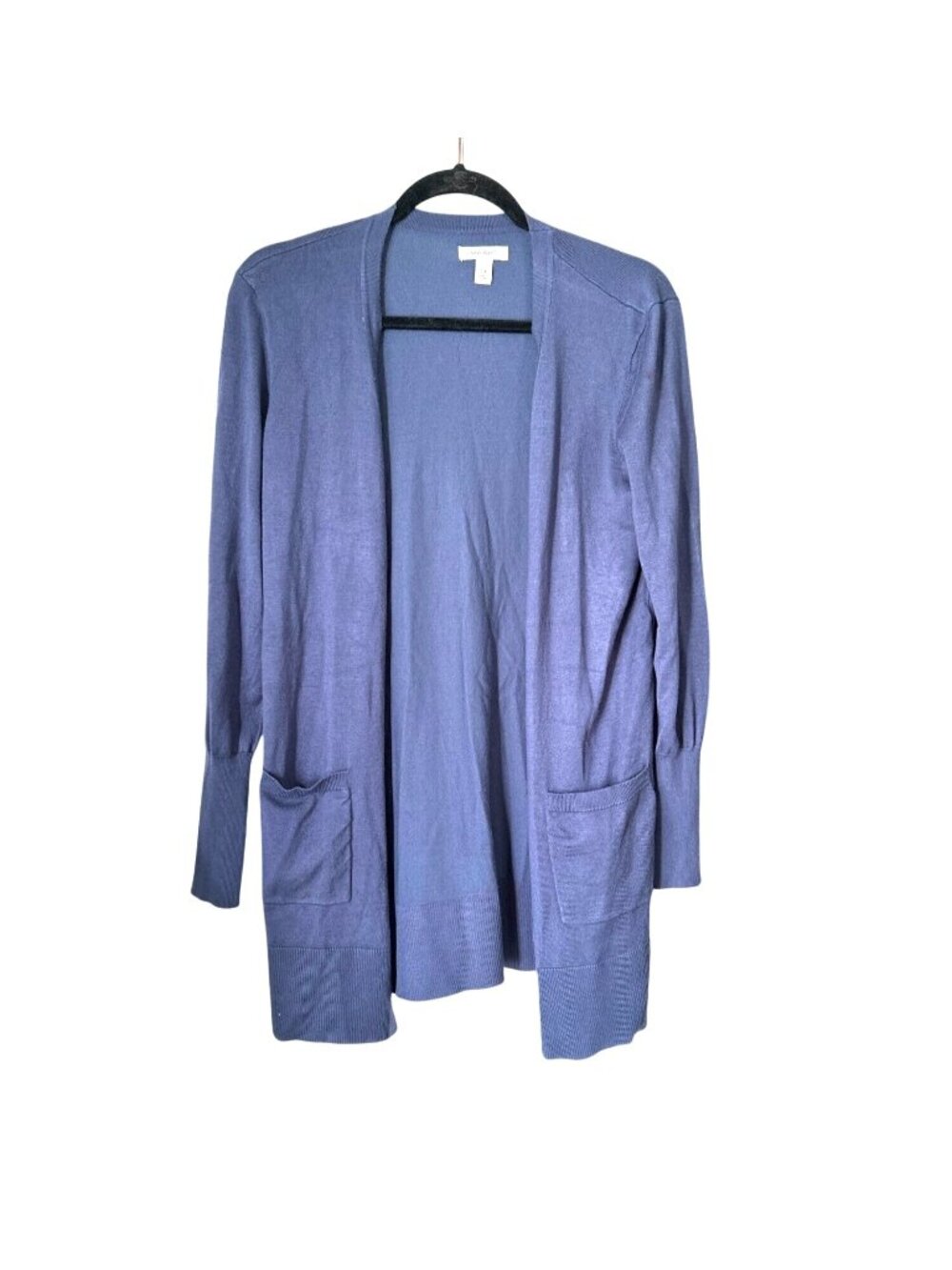 Nine West Womens Open Front Cardigan Sweater With Pockets Medium
